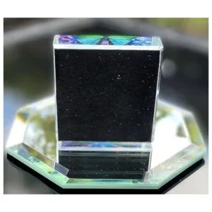 Mariposa de cristal para pisapapeles coleccionables_3