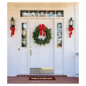 DI tapete de entrada de fibra de coco natural. Welcome_4