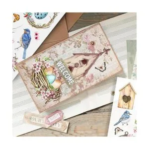 GSS Designs Calcomanías de flores vintage de 12 x 16_2