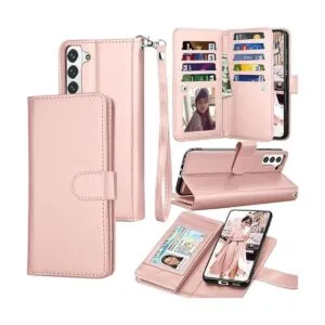Tekcoo Funda tipo cartera para Galaxy S22 Plus funda de_1