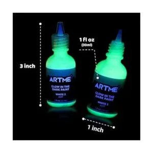 ARTME Pintura que brilla en la oscuridad juego de 12_4
