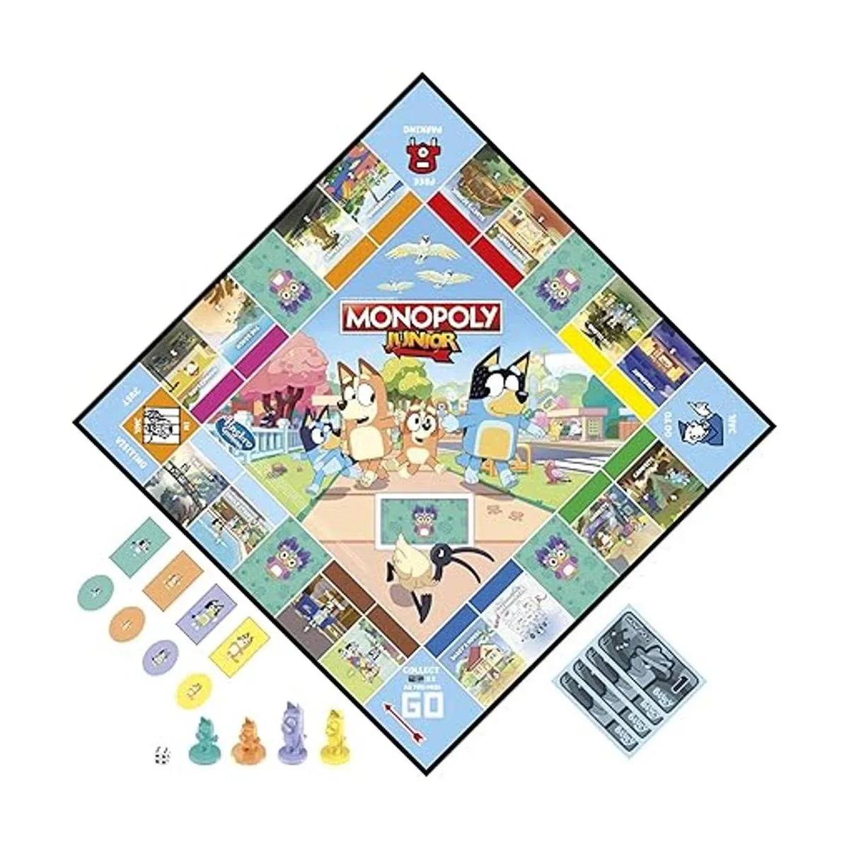 Hasbro Gaming Monopoly Junior Bluey Edition Juego de_2