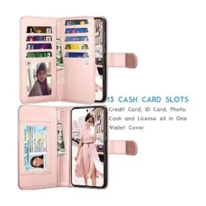 Tekcoo Funda tipo cartera para Galaxy S22 Plus funda de_2