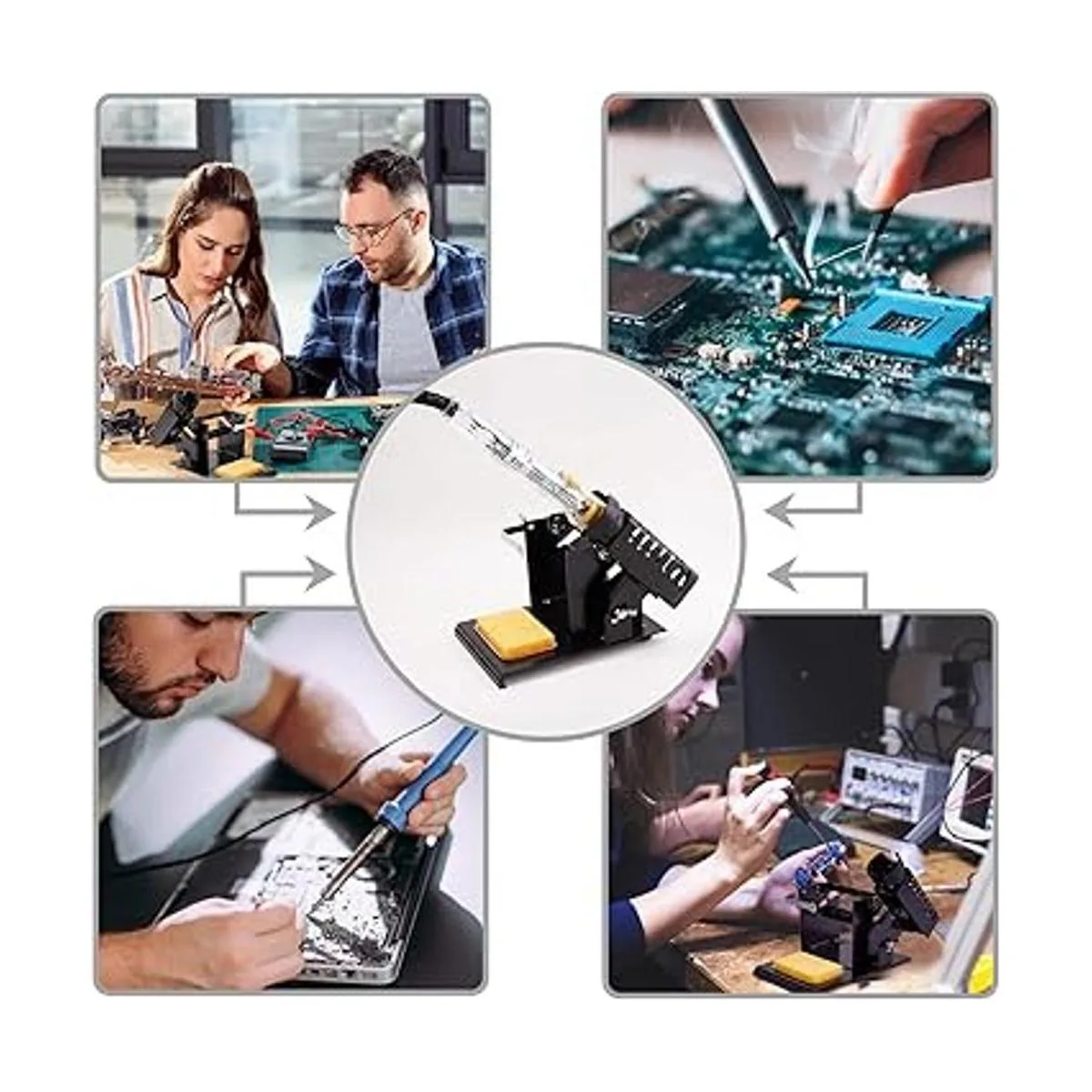 Noah Premium Soldering Iron Holder with Soldering Wire_7