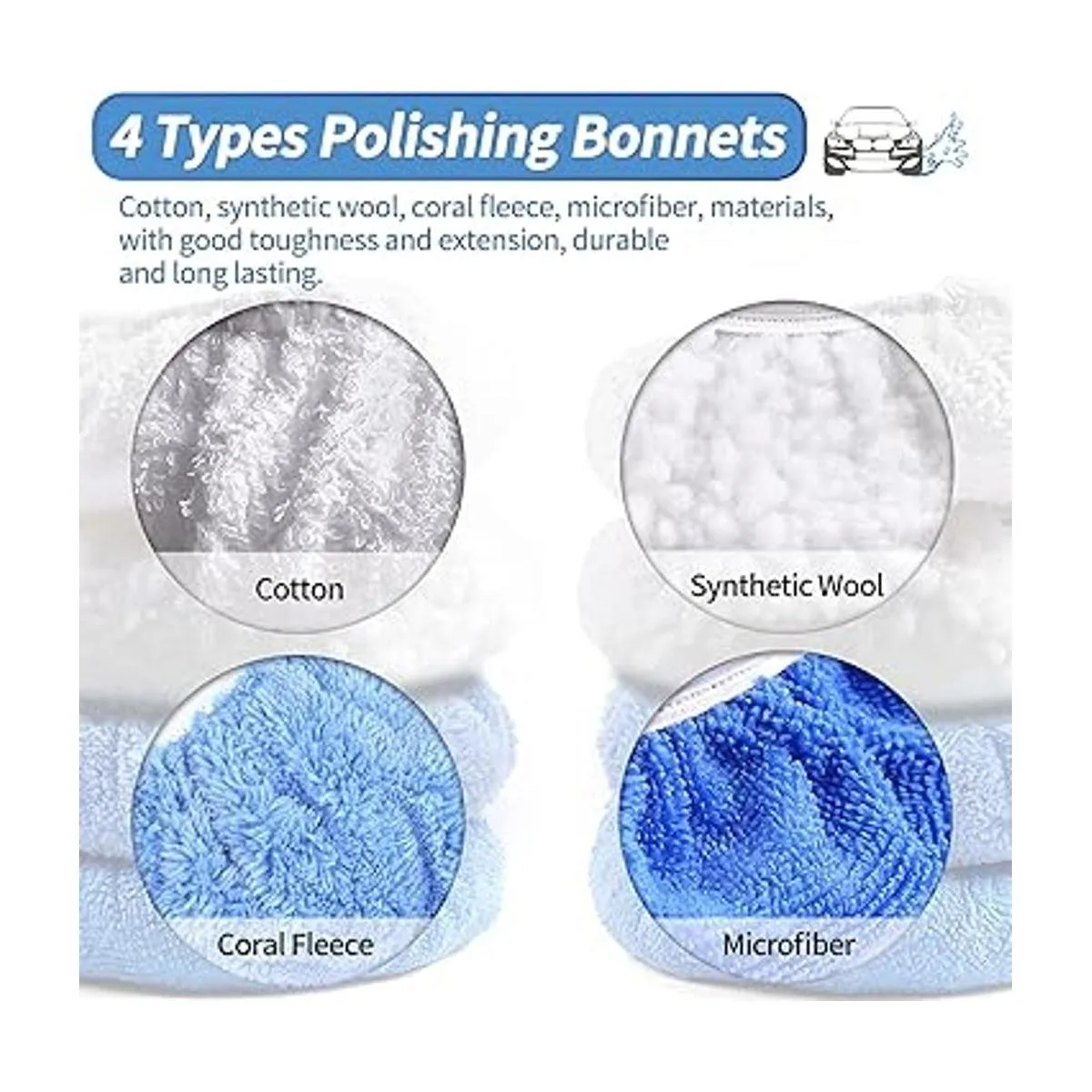 OTUAYAUTO 12 capó de pulido de 7 a 8 pulgadas microfibra_3