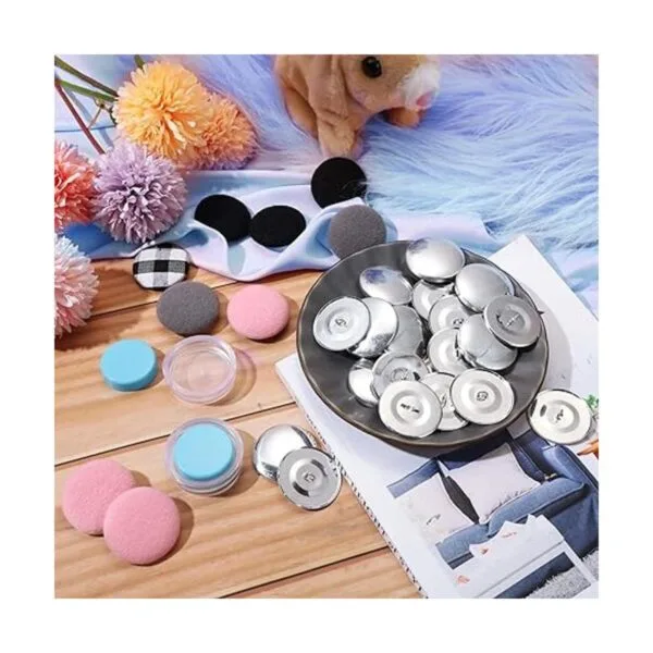 Kit de 100 juegos de botones de cubierta con herramientas_7
