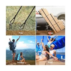 Cordones elásticos con mosquetón 40 pulgadas de largo_6