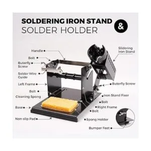 Noah Premium Soldering Iron Holder with Soldering Wire_3