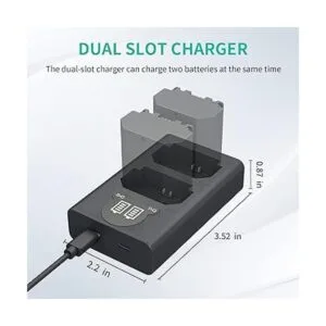 NPFZ100 Cargador de batería de cámara cargador USB dual_2