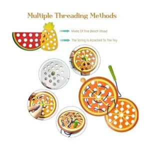 6 piezas Juguete de cordones para niños pequeños_3