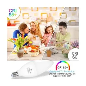 Bombillas LED E12 bombillas Hansang tipo B de 5 W_4