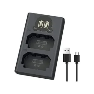 NPFZ100 Cargador de batería de cámara cargador USB dual_1