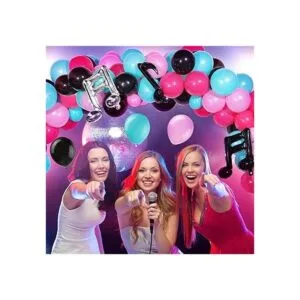 144 globos de música kit de guirnalda de globos de_5