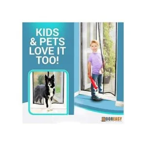 DOOREASY Tamaño de puerta magnética de 38 x 83 pulgadas_5