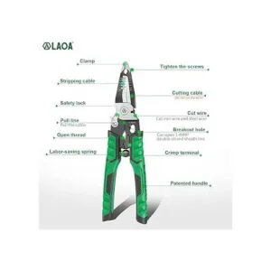 LAOA Alicates de punta de aguja para prolongar 9 en 1_3