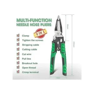 LAOA Alicates de punta de aguja para prolongar 9 en 1_2