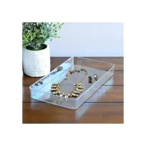 Youngever Juego de 3 bandejas de plástico para toallas de_4