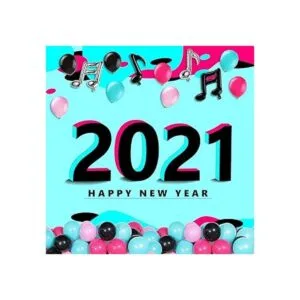 144 globos de música kit de guirnalda de globos de_3