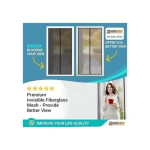 DOOREASY Tamaño de puerta magnética de 38 x 83 pulgadas_4