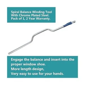 BAOWUINGLU Herramienta de tensión de ventana para_6