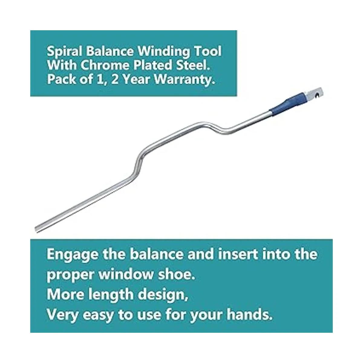 BAOWUINGLU Herramienta de tensión de ventana para_6