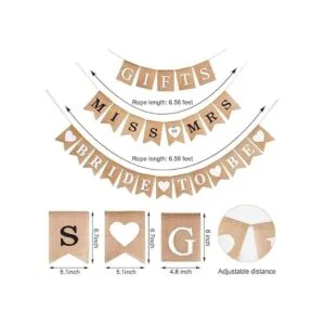 3 piezas de pancarta de despedida de soltera decoración_2