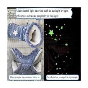 Noctilucent Hamaca luminosa con forma de conejillo de_3