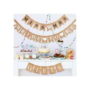 3 piezas de pancarta de despedida de soltera decoración_3