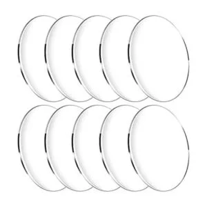 10 hojas de acrílico transparente circular 18 pulgadas_1