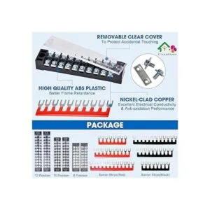 Bloques de terminales circuito de tierra 12 unidades6_4