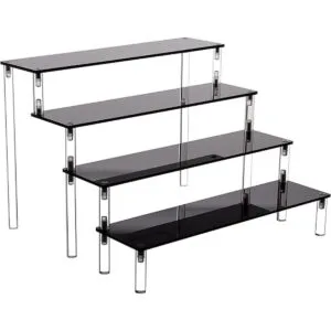 Soportes acrílicos para exhibición 4 niveles de_1