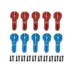 ShareGoo 10 piezas 25T aluminio Servo cuernos M3 Hilos_1