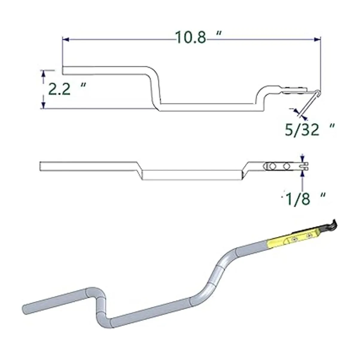 BAOWUINGLU Herramienta de tensión de ventana para_3