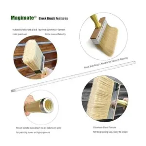Magimate Cepillo de pintura extra ancho de 6 pulgadas_3