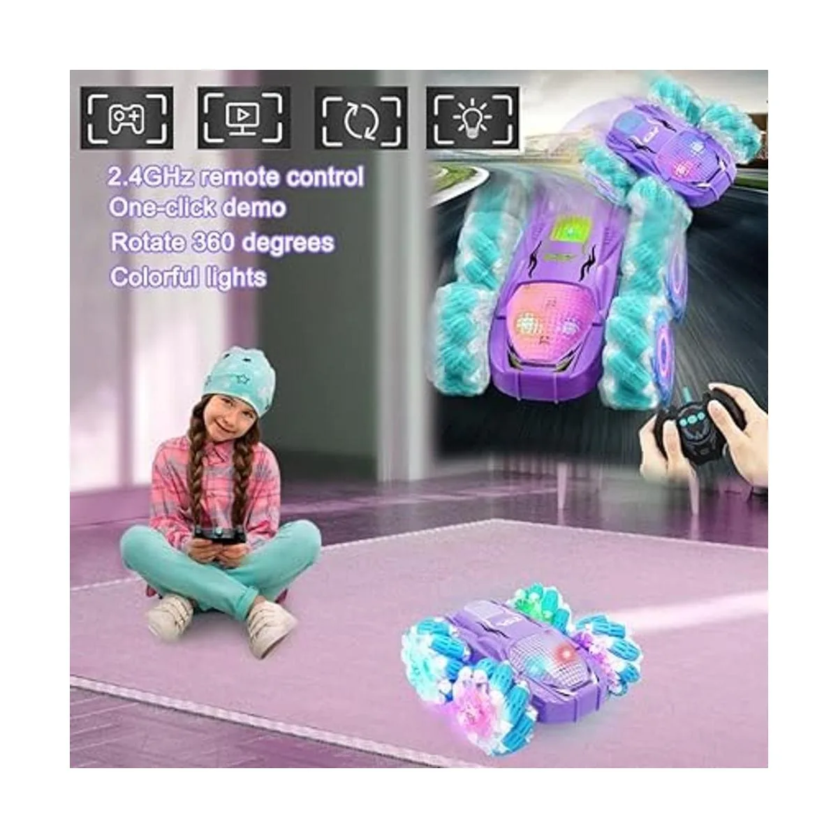 Coche de control remoto coches de acrobacias RC de_4