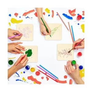 TKOnline 100 piezas de madera sin terminar 3 x 3_6