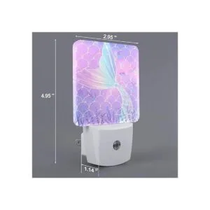 2 luces de noche LED de sirena luz nocturna con sensor de_3