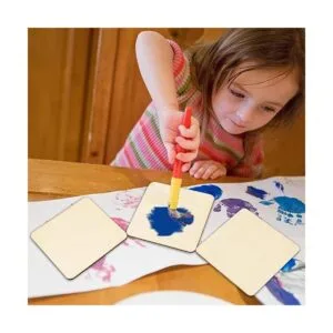 TKOnline 100 piezas de madera sin terminar 3 x 3_7