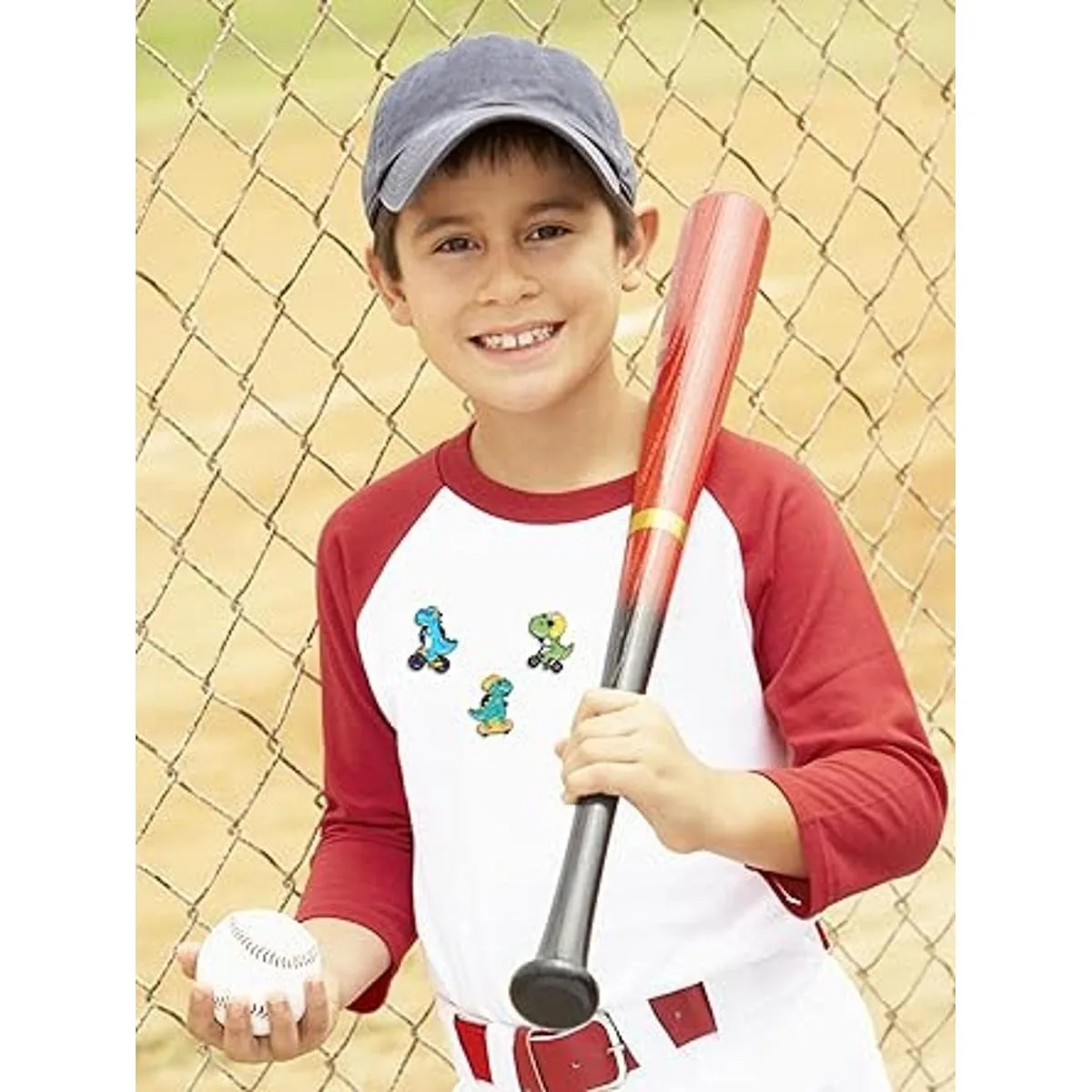 Juego de 20 broches de esmalte con diseño de dinosaurio_4