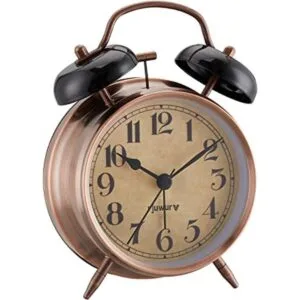 Rjuwurv Reloj despertador alto de 4 pulgadas luz_1