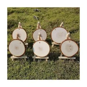 SENMUT Rebanadas de madera 20 piezas de 3.5 a 4.0_6