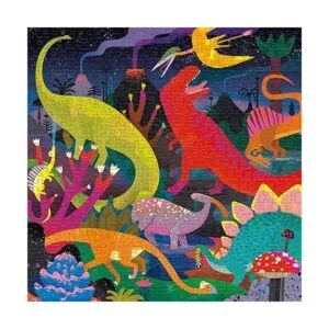 Mudpuppy Dinosaurios iluminados 500 piezas brillan en la_4