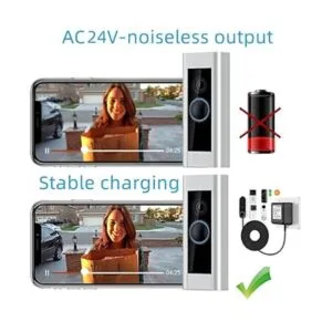 XZGm 24 Volt Transformer C Wire Adapter Doorbell_3