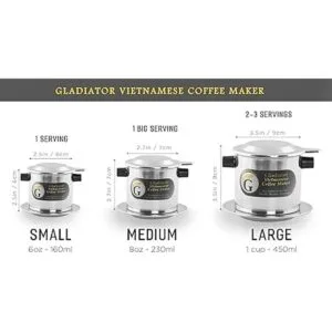 Juego de filtros para cafetera vietnamita filtros de café_5