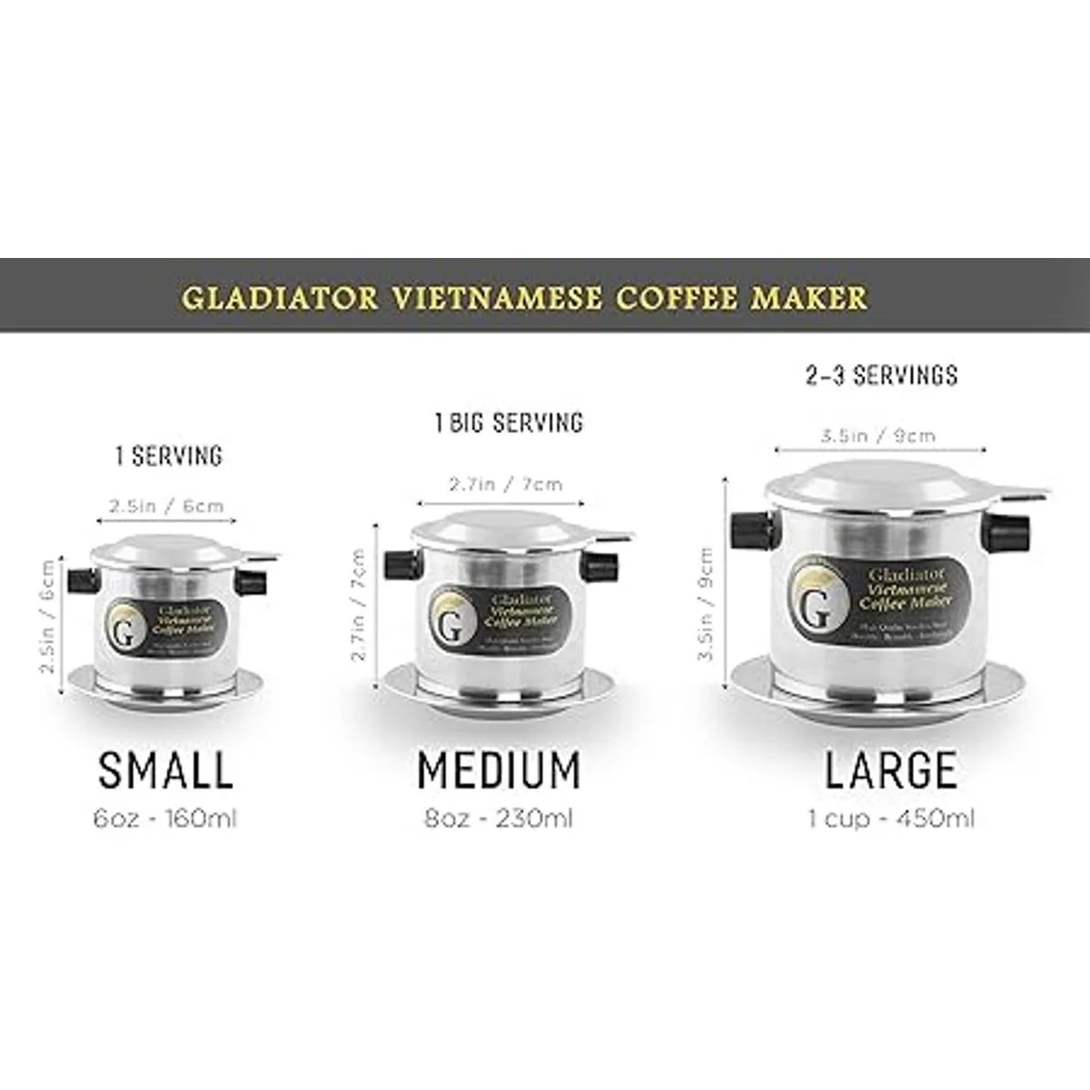 Juego de filtros para cafetera vietnamita filtros de café_5