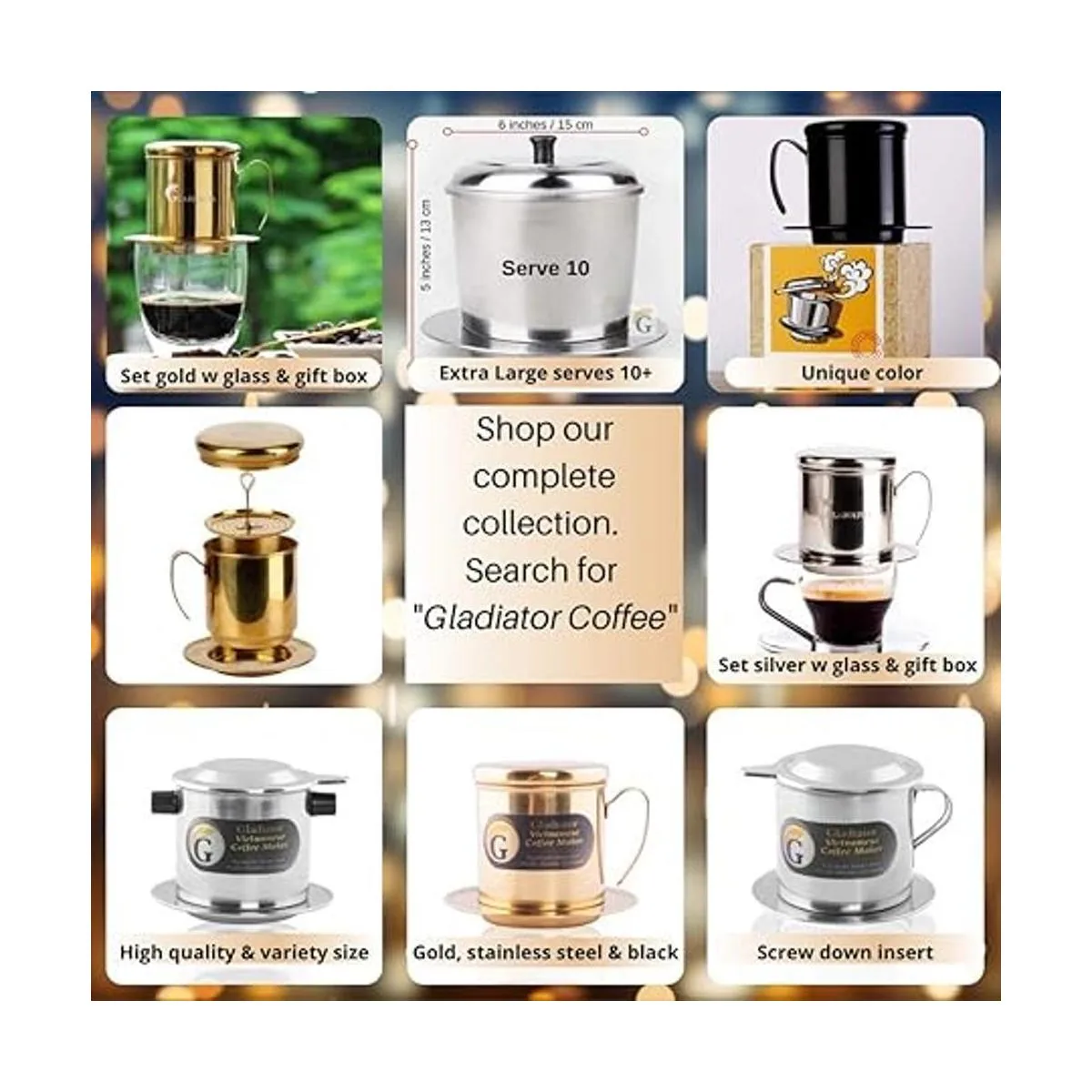 Juego de filtros para cafetera vietnamita filtros de café_6