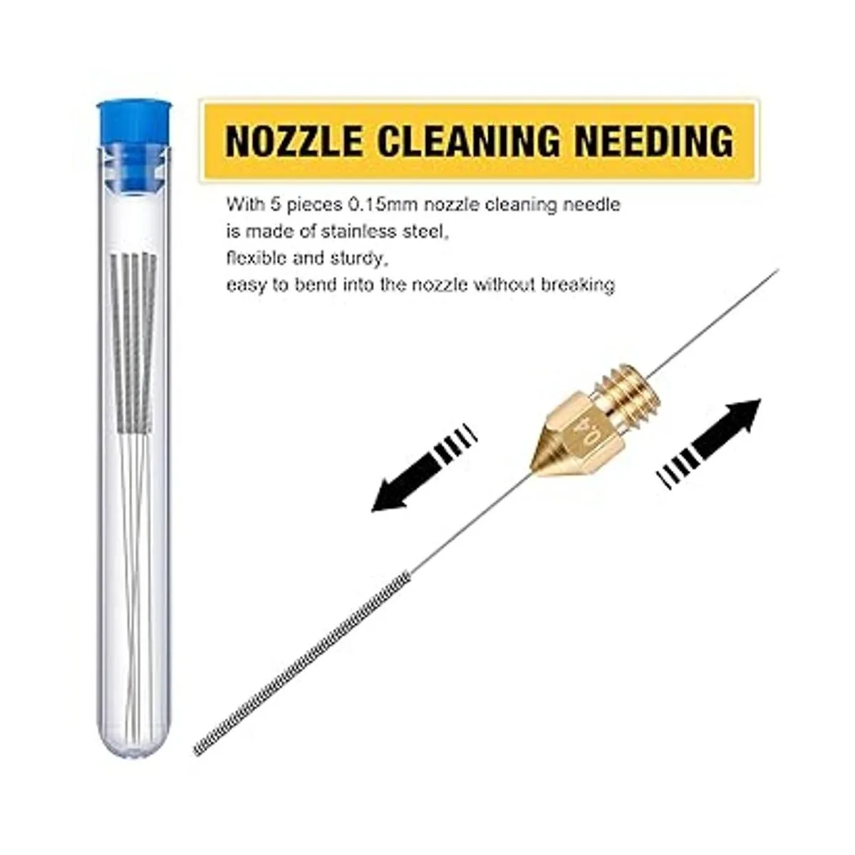 Kit de limpieza de boquillas de impresora 3D de 37 piezas_4