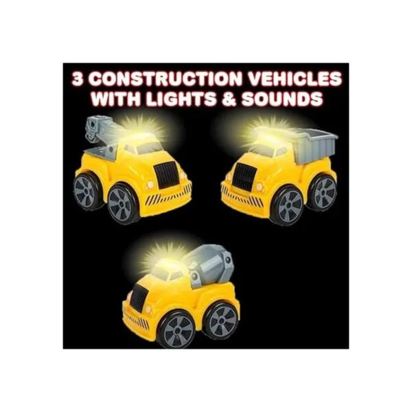 ArtCreativity juego de vehículos de construcción con luces_2