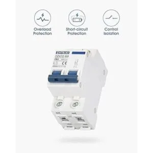 Disyuntor miniatura de CC 2 polos 500 V 63 amperios_3