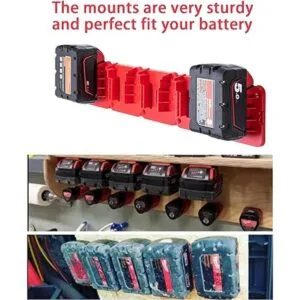 Soporte de batería para baterías Milwaukee M18 de 18 V_6